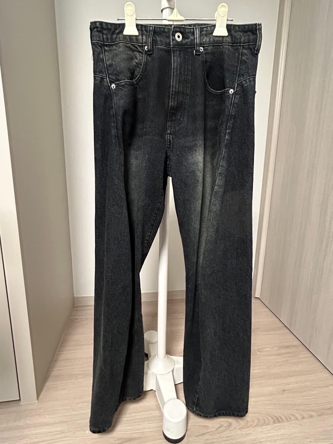 쿠어 워시드 엔지니어 팬츠 s 상품이미지2