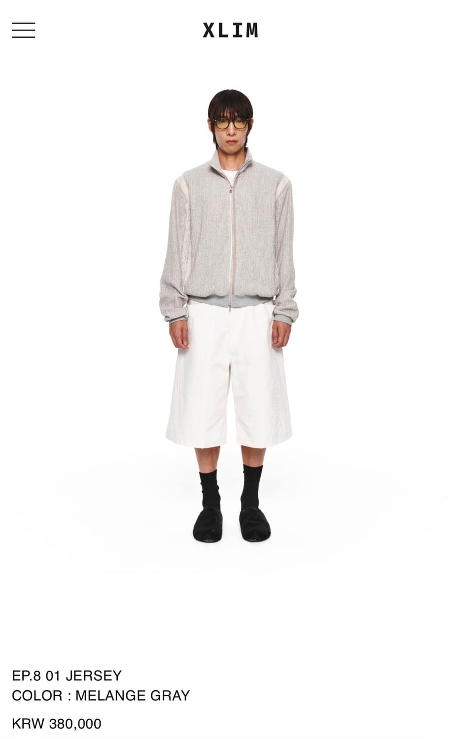 엑슬림 ep8 01 져지 그레이 L 상품이미지1