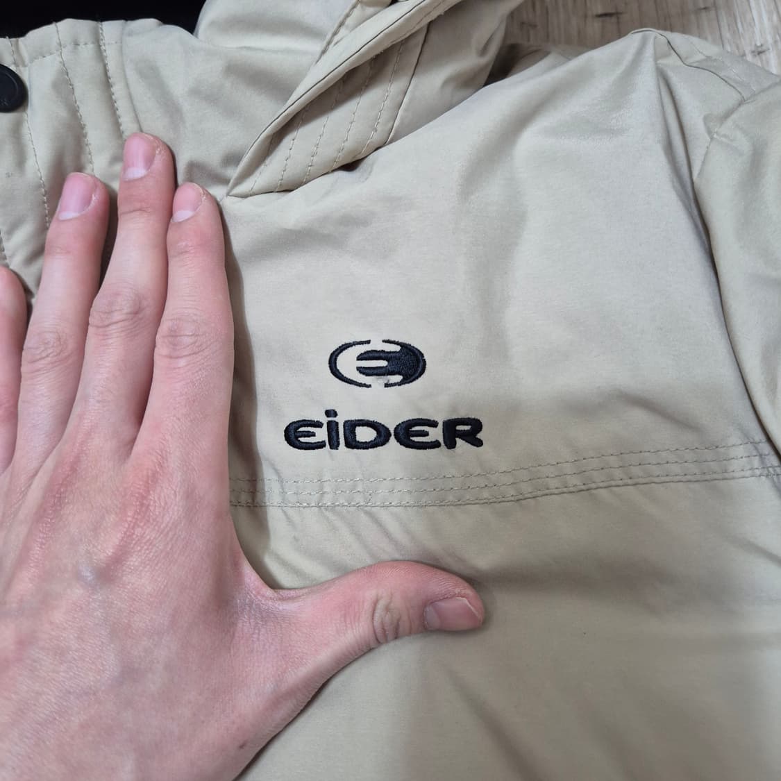 아이더 키즈 오즌 덕다운 700 후드 롱패딩 150(12-13세) 상품이미지7