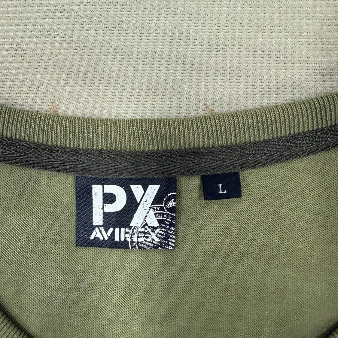 (M)JPN 아비렉스 Avirex 밀리터리 티셔츠(올리브) 상품이미지2