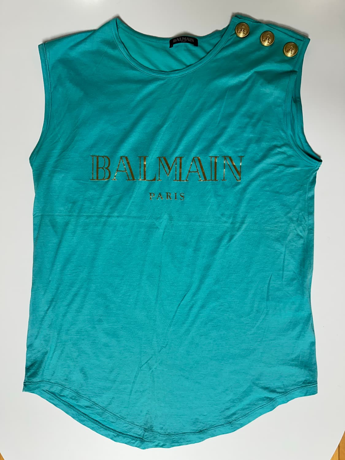 Balmain Paris Tank Top Mint 38 상품이미지2