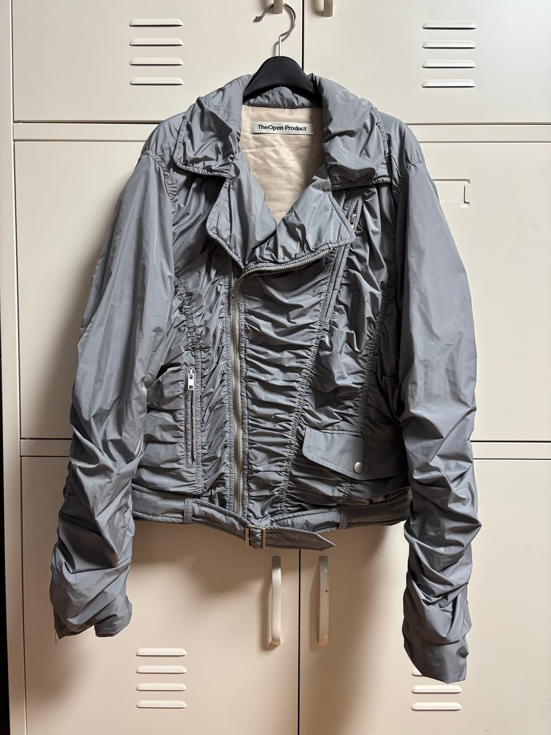 더오픈프로덕트 셔링 라이더 자켓 상품이미지1