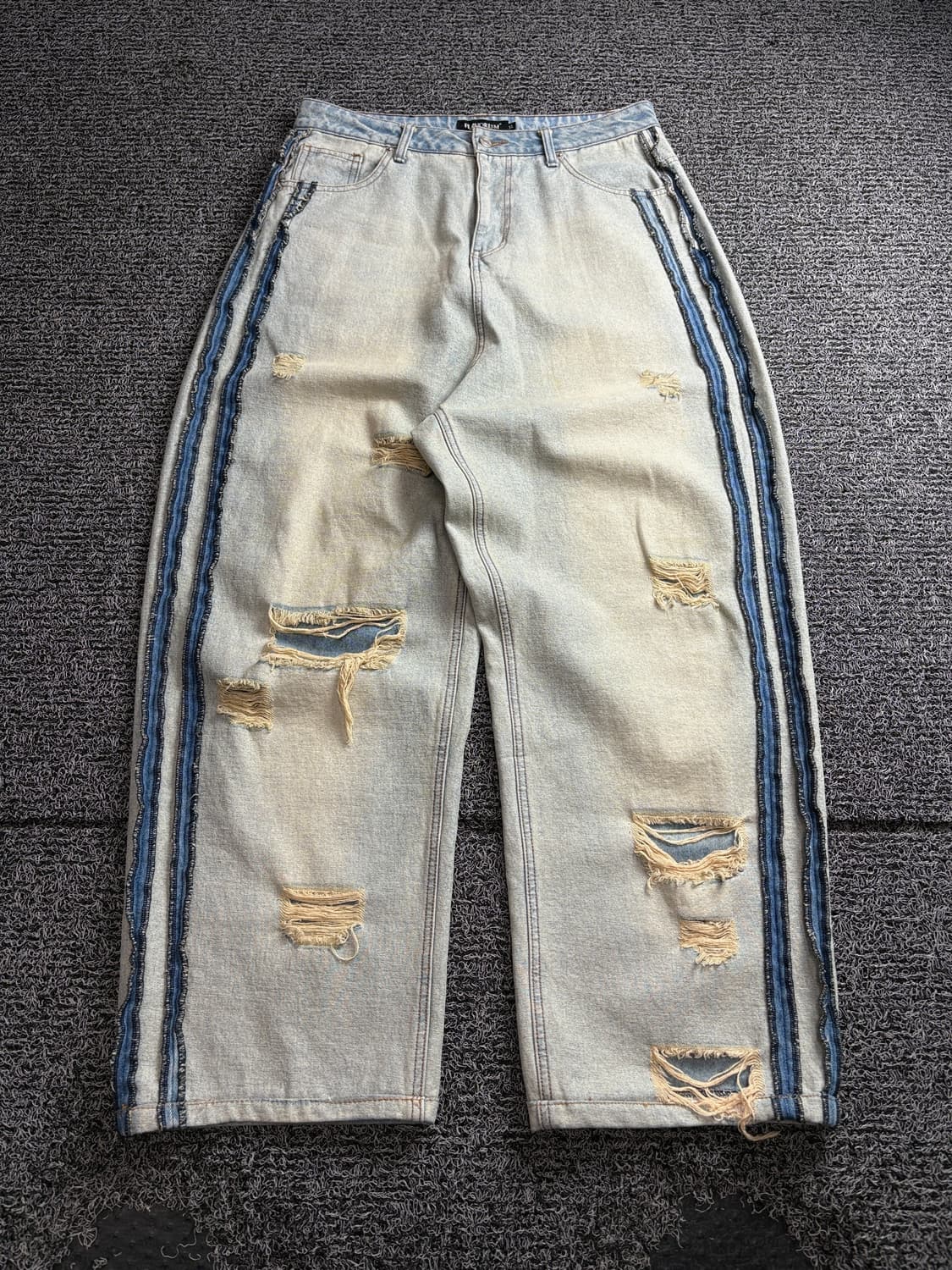 플레이버리즘 인사이드 아웃 와이드 데님 팬츠 3755 상품이미지2