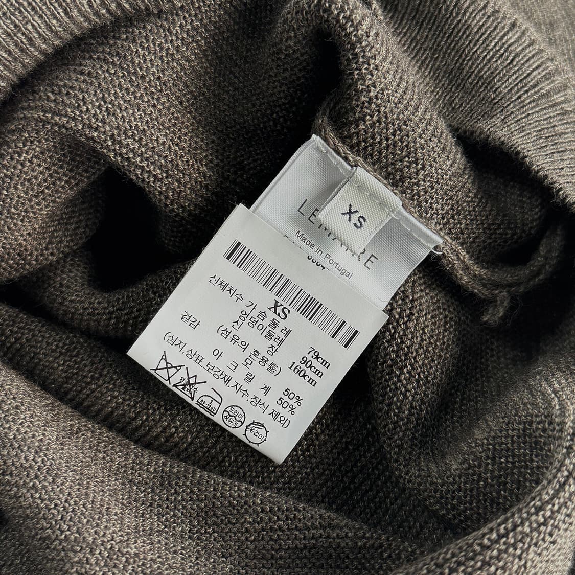 르메르 LEMAIRE 크롭 울 가디건 상품이미지5