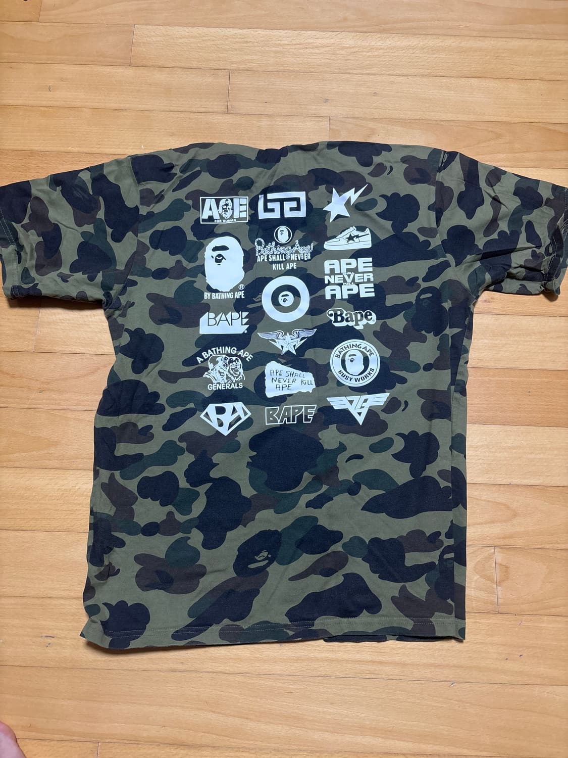 베이프 카모 반팔 상품이미지2