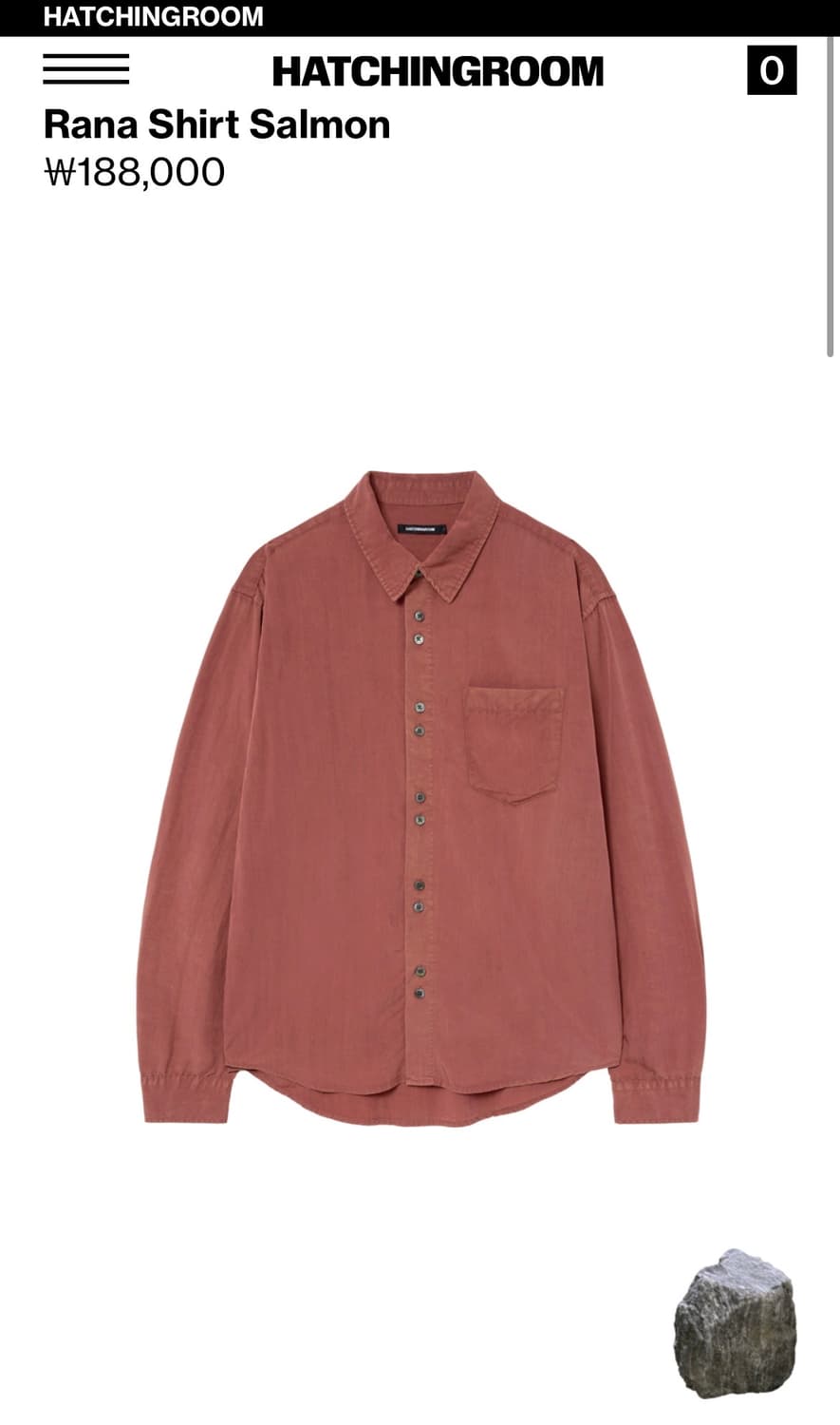 해칭룸 라나셔츠 살몬 상품이미지1