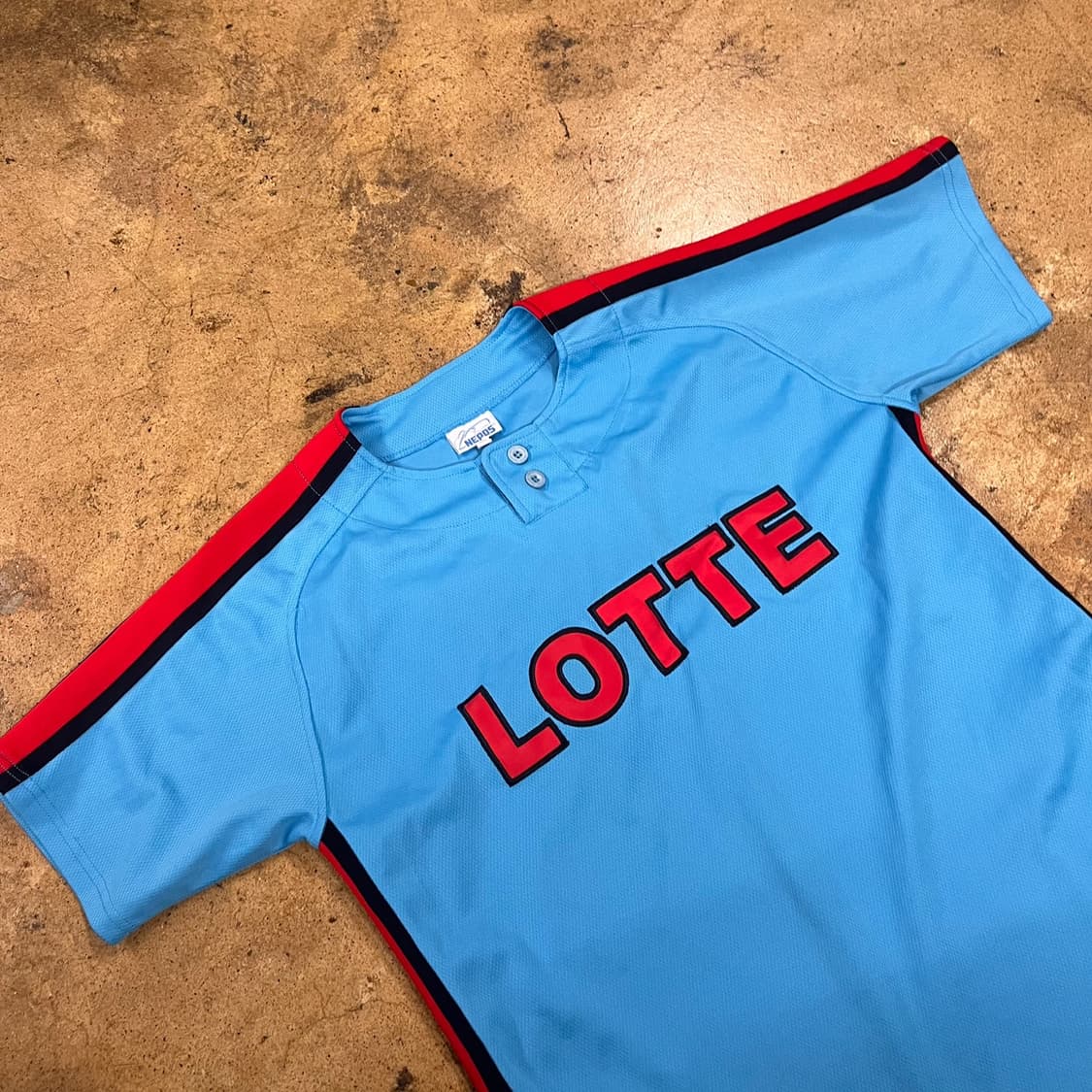 [95] 롯데 자이언츠 야구 유니폼 반팔 하늘 b10 상품이미지1