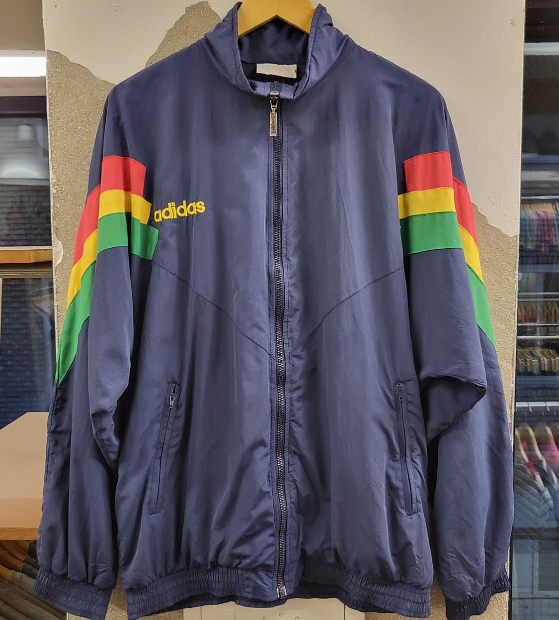 레어 90s 아디다스 레게 바람막이 상품이미지8