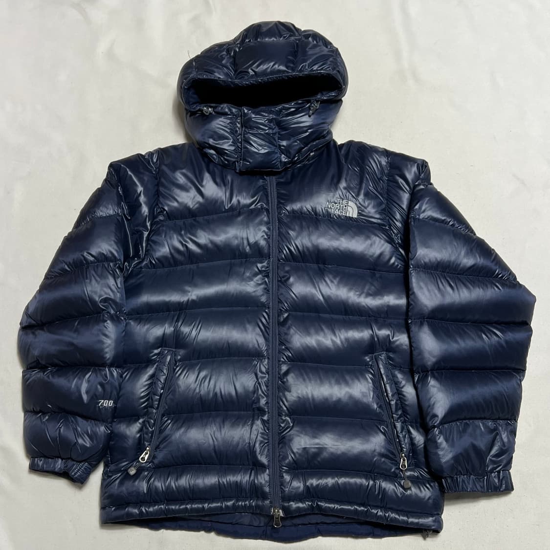 100 노스페이스 700 메트로 네이비 구스다운 패딩 상품이미지2