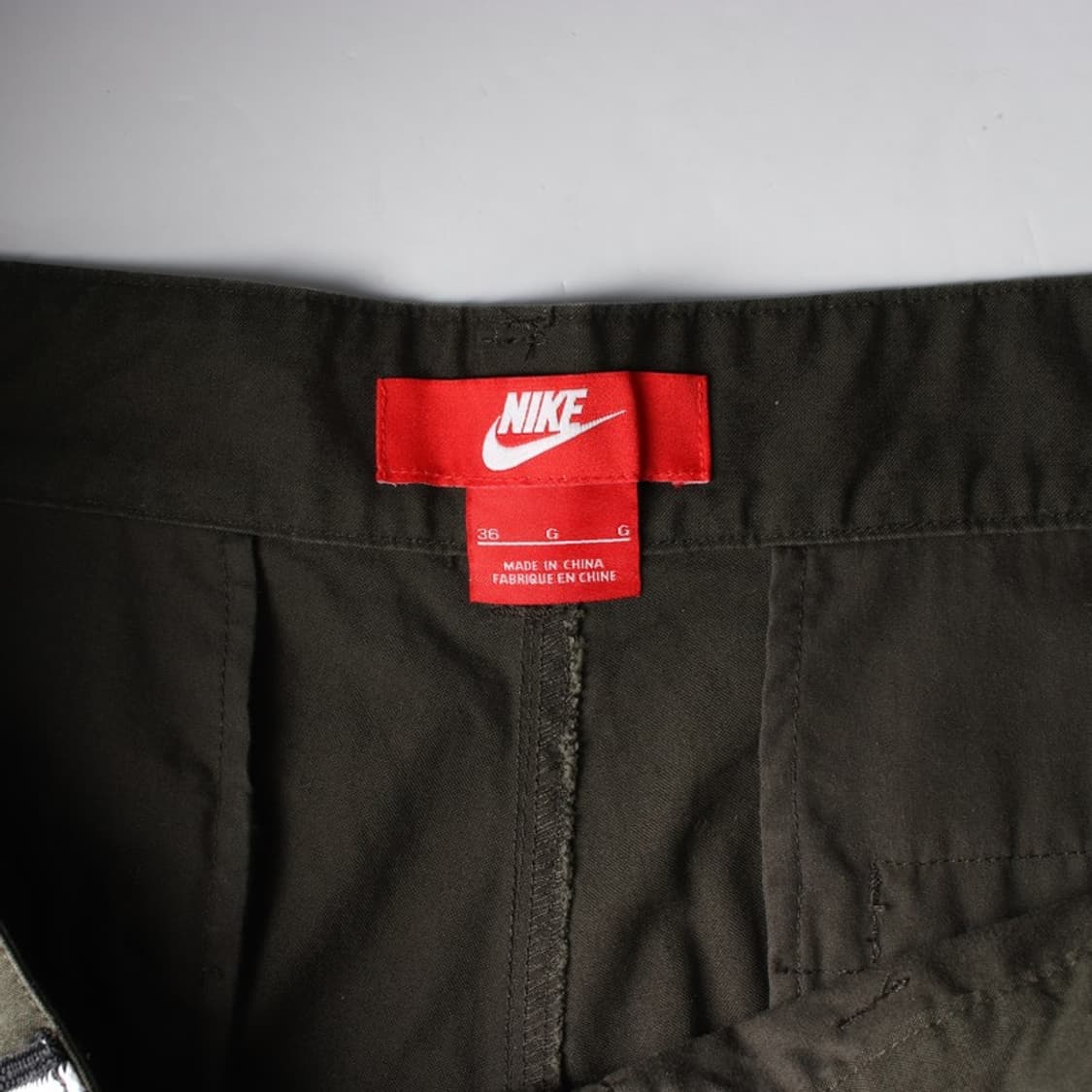 나이키 다크 올리브 코튼 유틸리티 반바지 36 상품이미지5