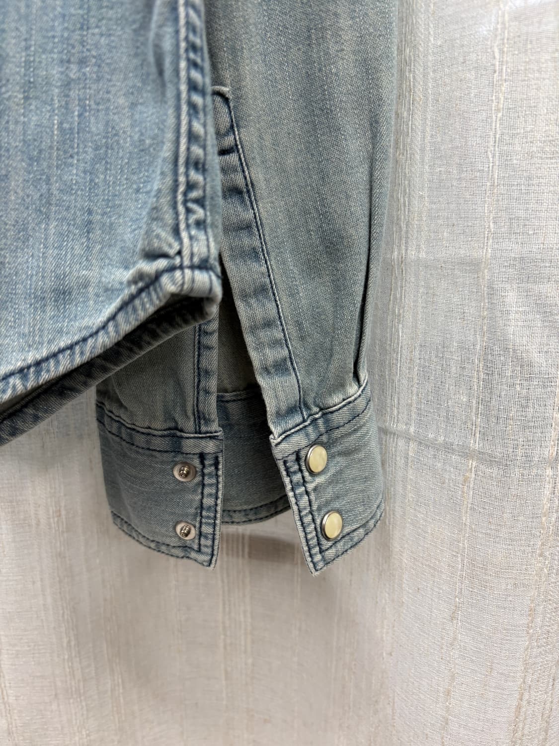 Levis 리바이스 빈티지 웨스턴 중청 데님 셔츠 상품이미지6