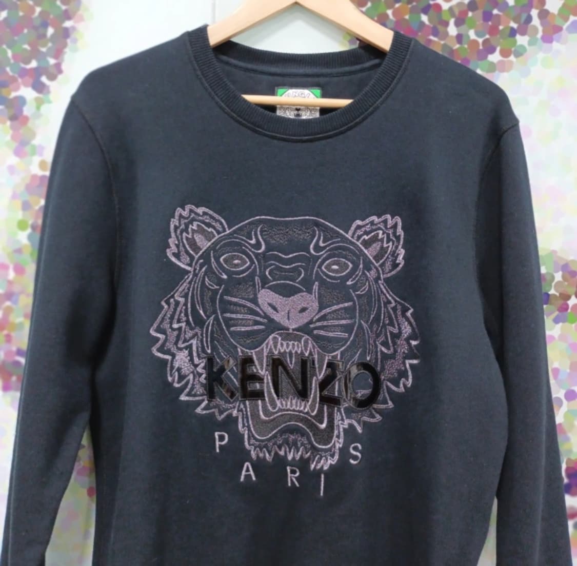 Kenzo 겐조 기모 블랙 맨투맨
 상품이미지2