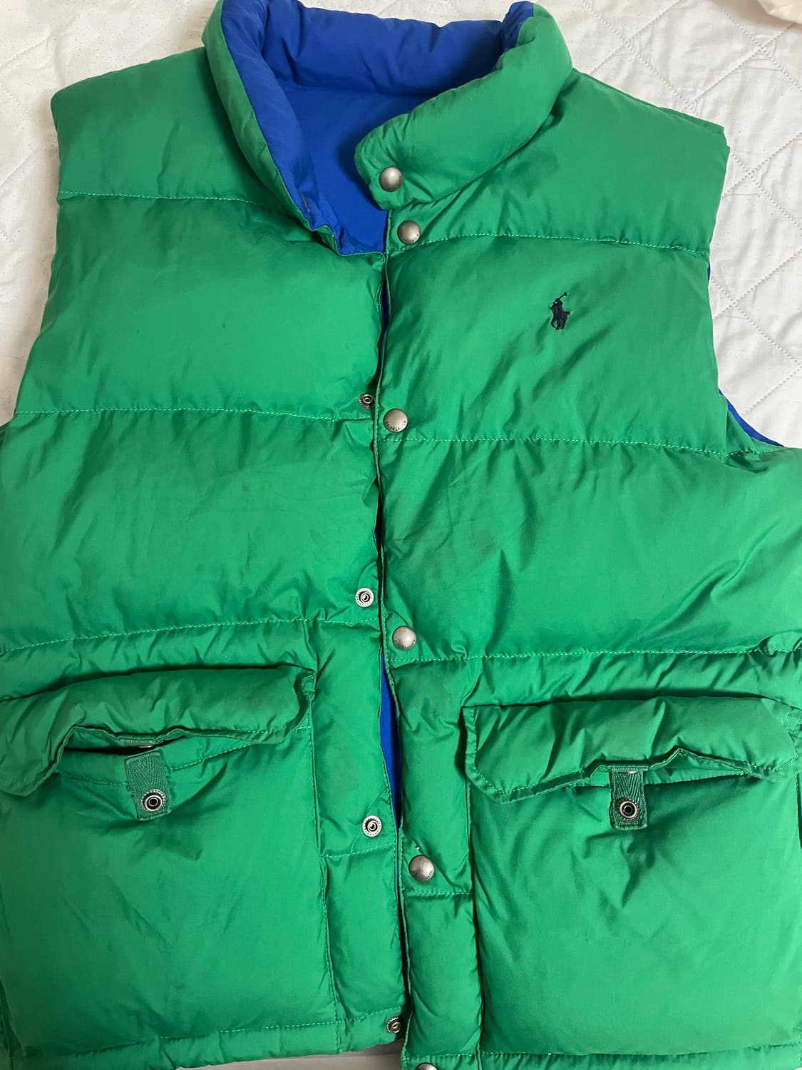 폴로 리버서블 조끼패딩 상품이미지1