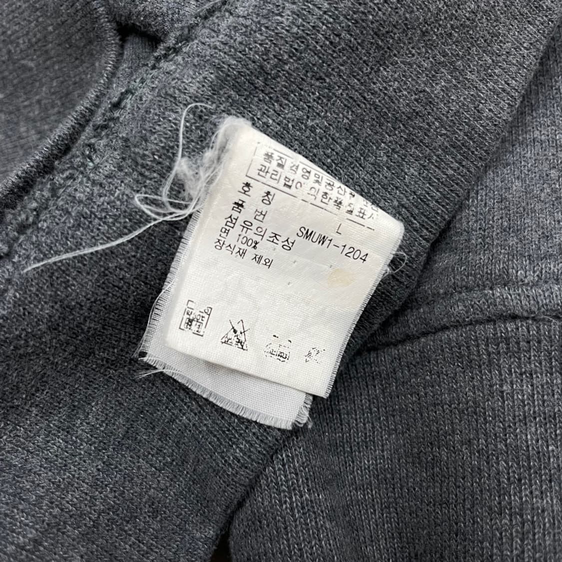 폴로 랄프로렌 빅포니 차콜 집업 L 상품이미지5