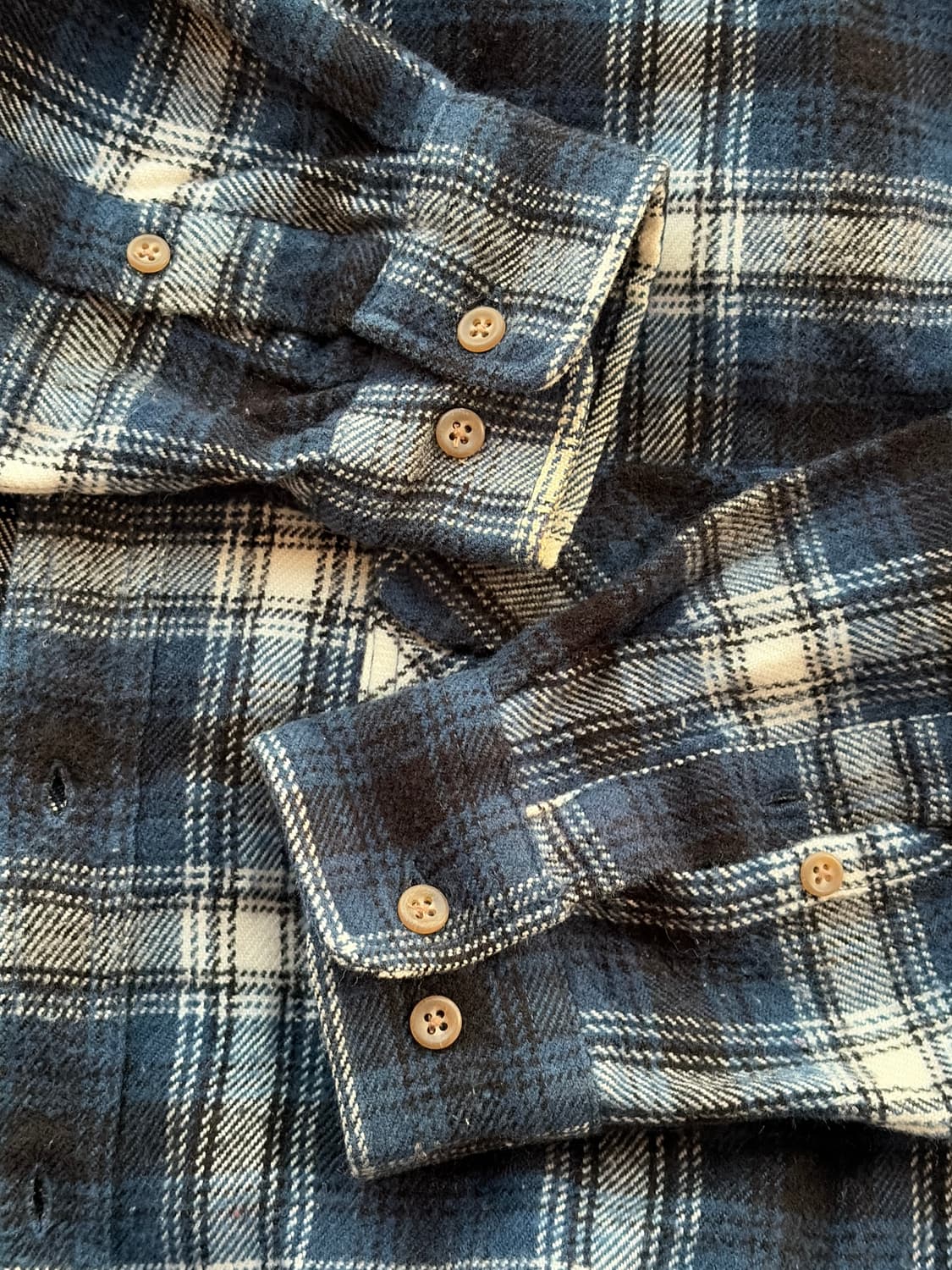 90s  올드 유니클로 플란넬 셔츠 자켓 L (103-105) 상품이미지5