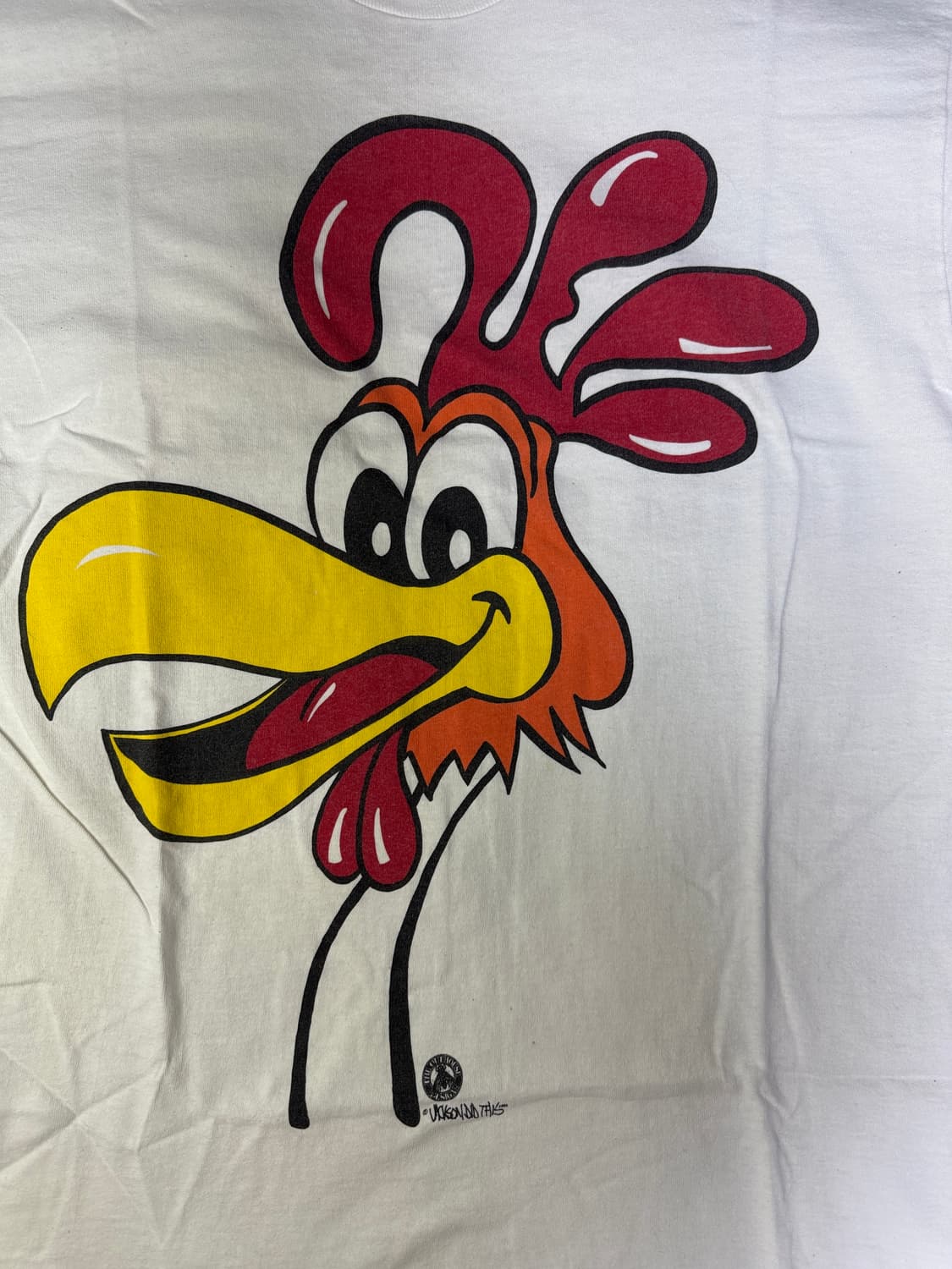 빈티지 90s cock 프린팅 티셔츠 L 상품이미지2