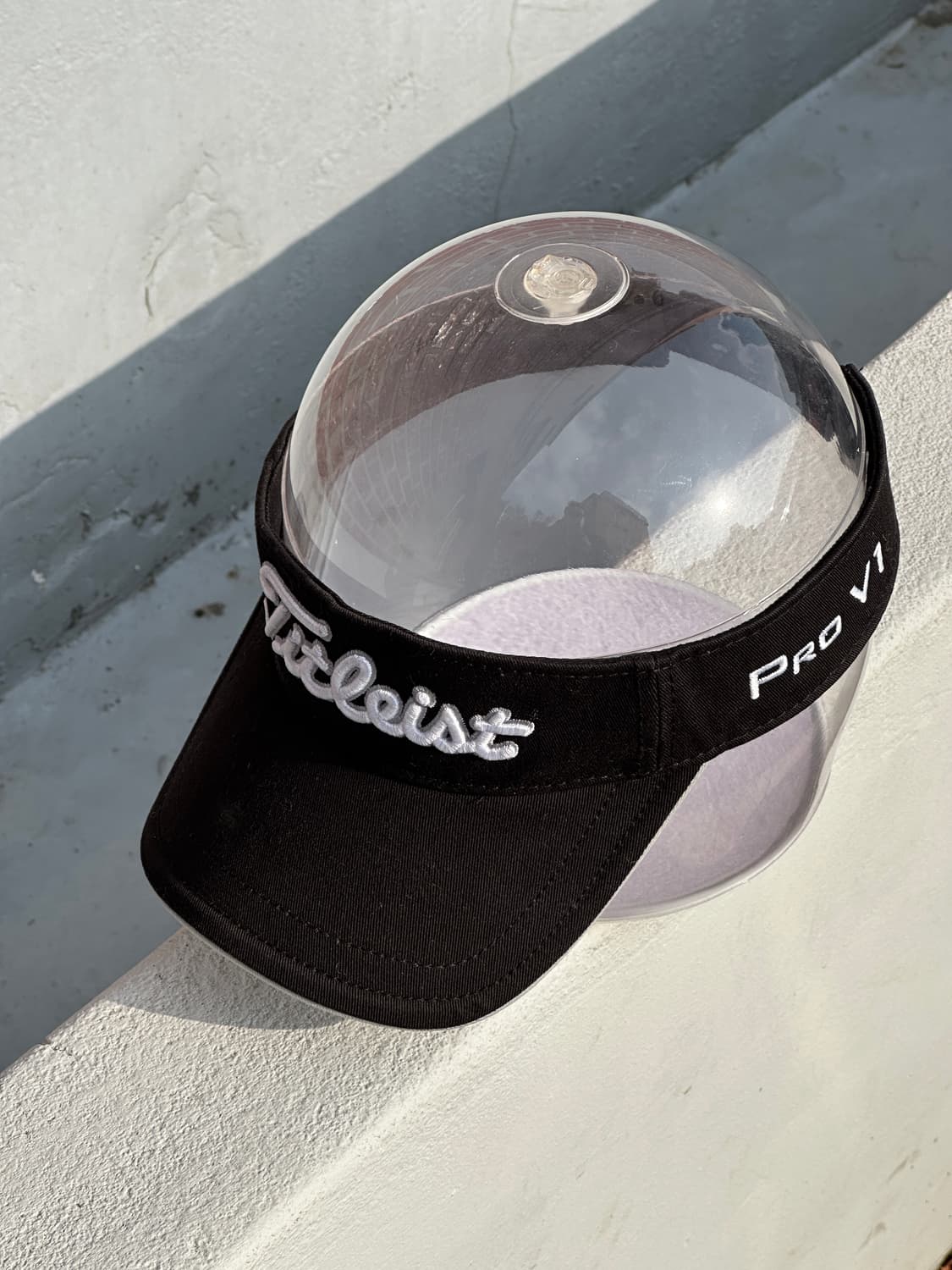 [F] 타이틀리스트 로고 블랙 썬바이저 썬캡 모자 b 상품이미지2