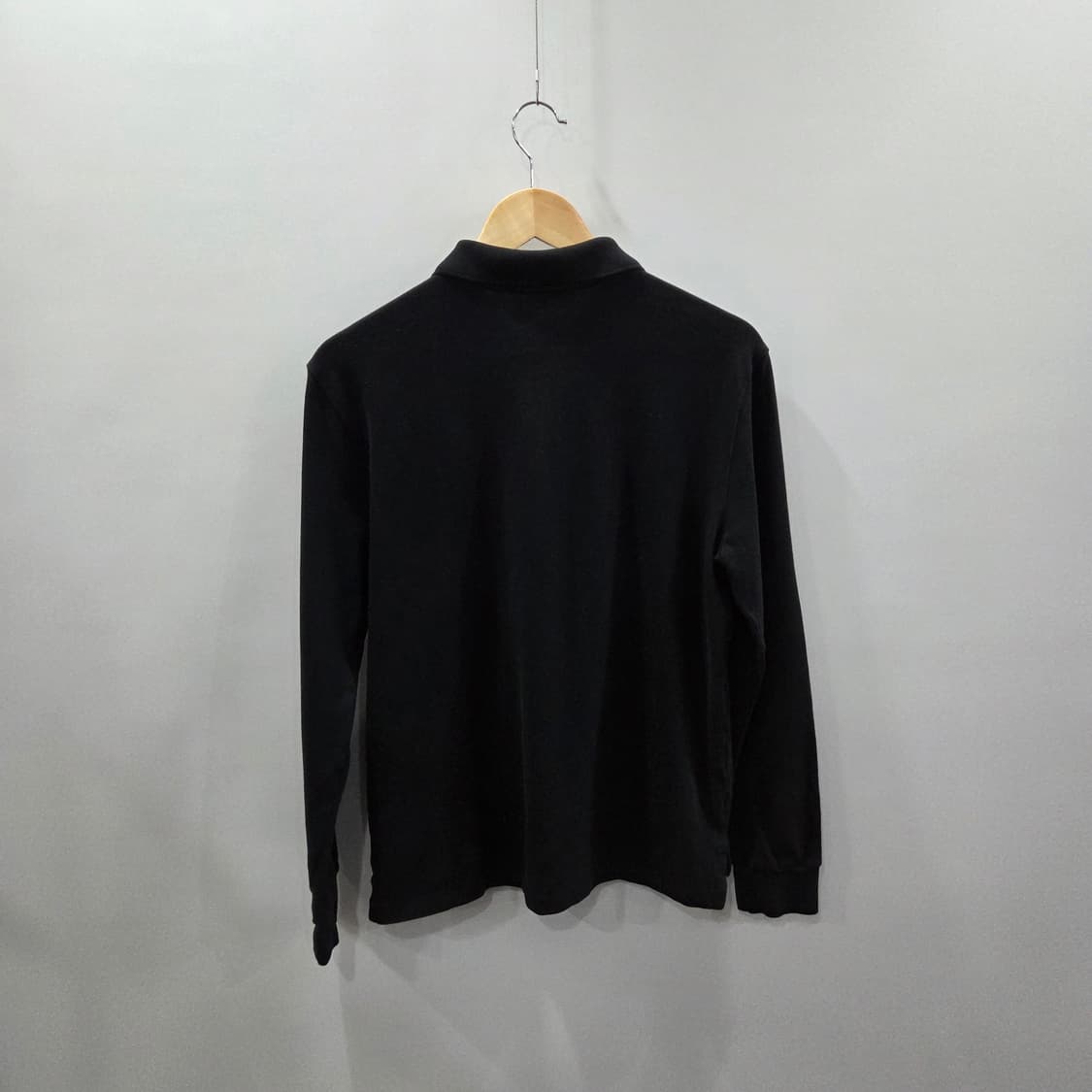 폴로랄프로렌 우먼 피케 카라 롱슬리브 블랙 L 상품이미지5
