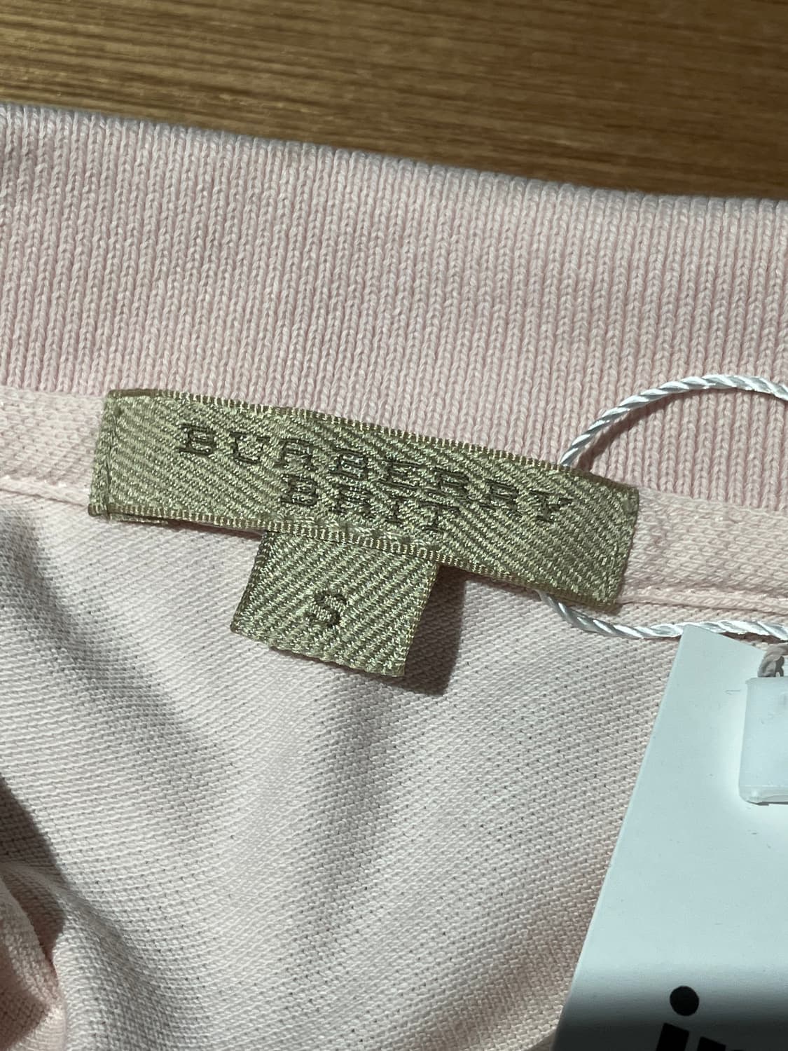 Burberry 체크 슬리브 폴로 티셔츠 S 상품이미지7