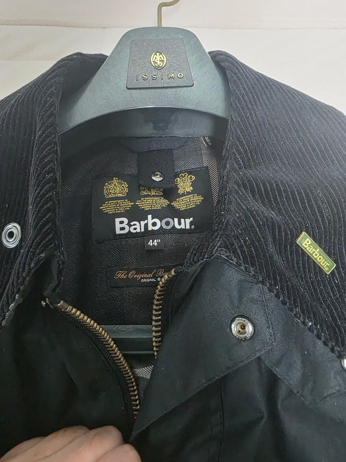 바버 비데일 섀도우 왁스자켓 44사이즈 상품이미지4