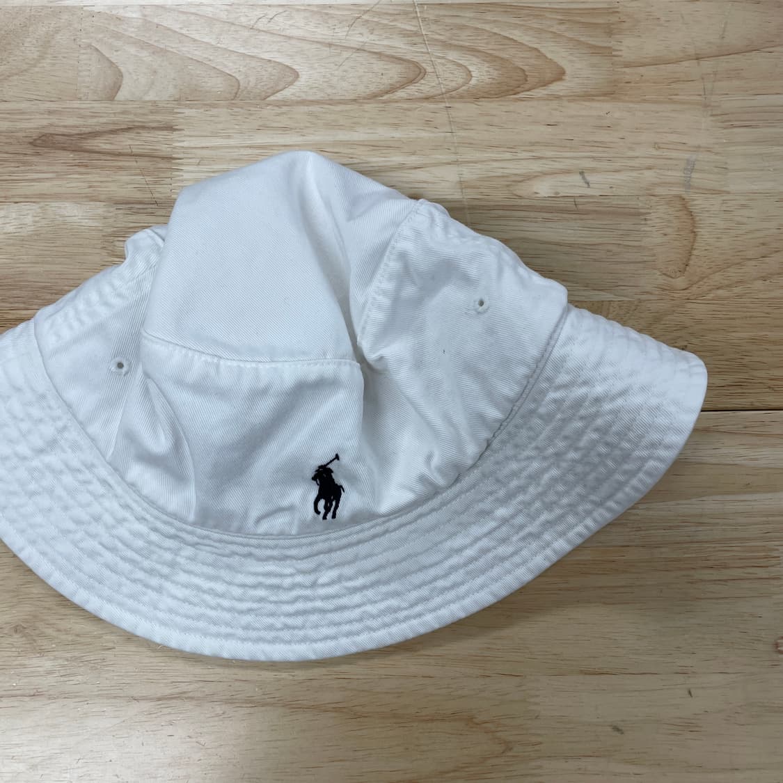 폴로 랄프로렌 화이트 버킷햇 L/XL 상품이미지2