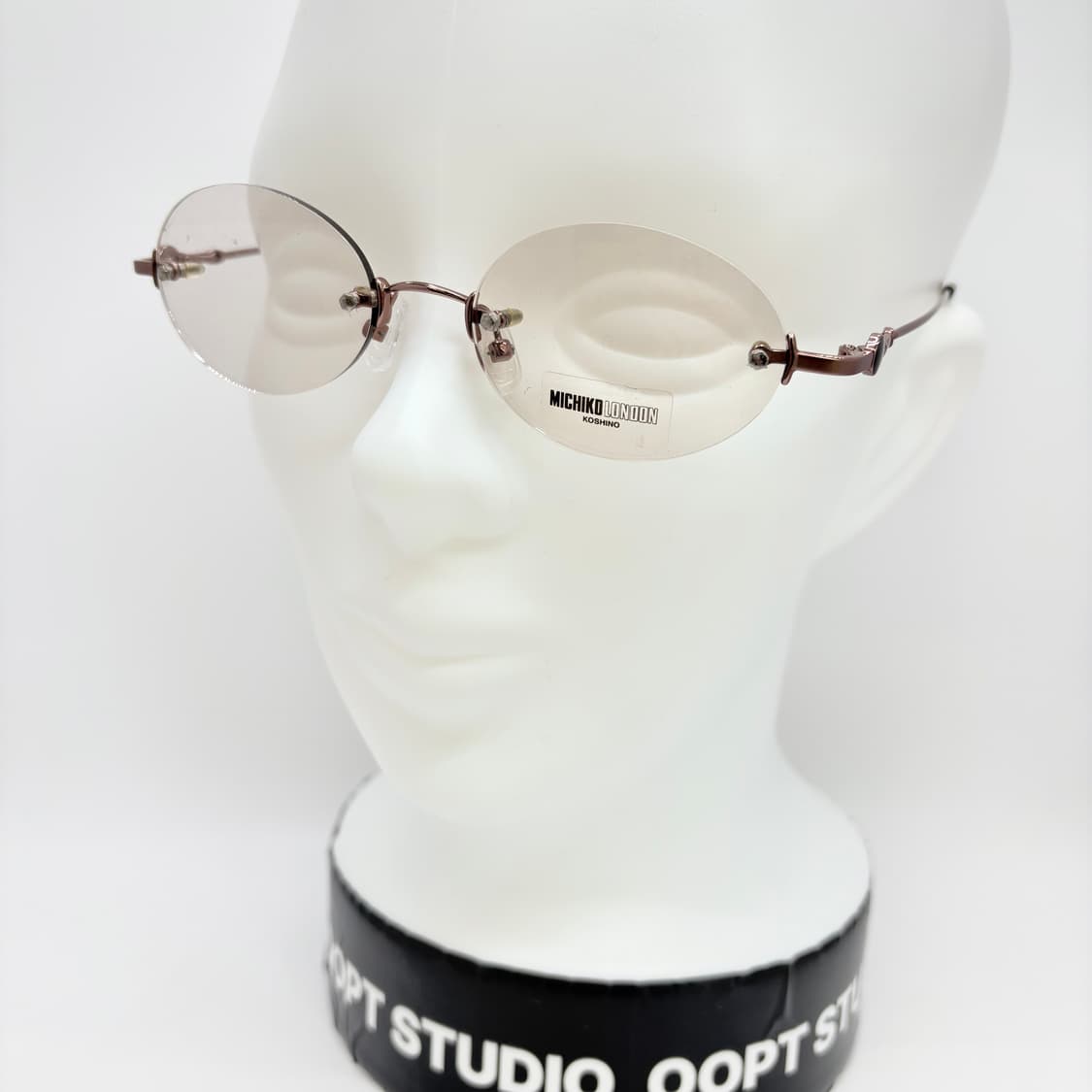 MICHIKO LONDON 브라운 오벌 무테  상품이미지6