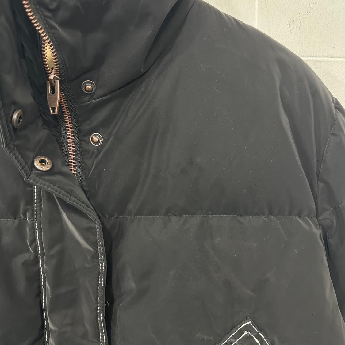 마뗑킴 스티치 코팅 패딩 상품이미지3