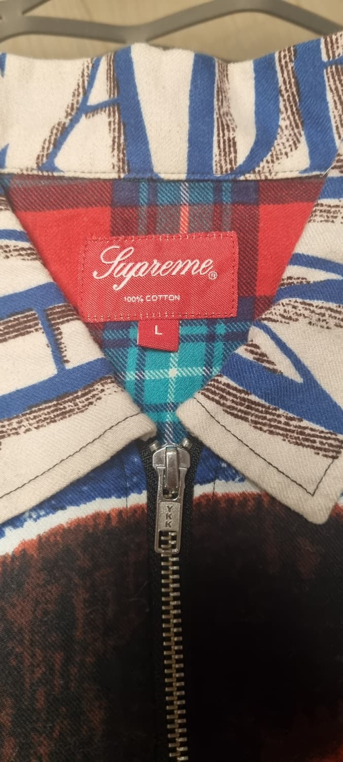 Supreme
 MLK Zip Up Flannel 셔츠 상품이미지2