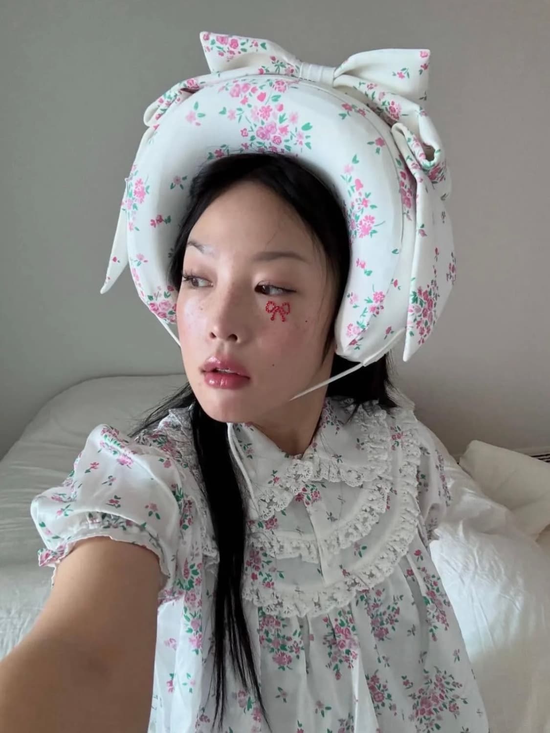 플라워 잠옷 세트 상품이미지2