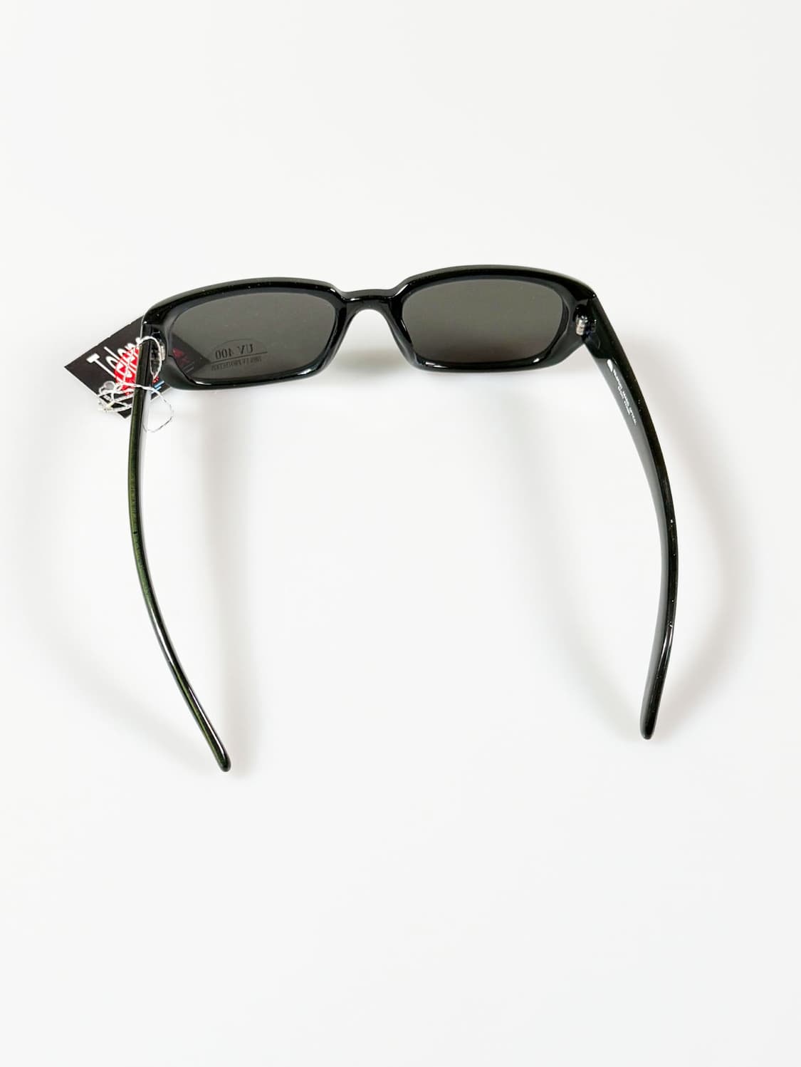 90s TELEPORT 딥그린 볼드 스퀘어 빈티지 선글라스 상품이미지5