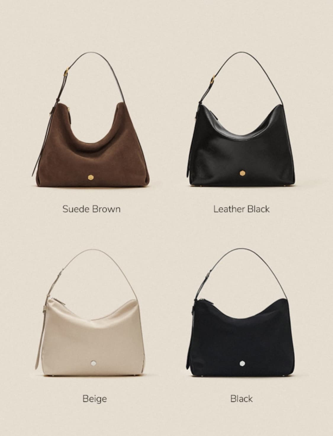 르메메 삭 아네스 블랙 레더 상품이미지2