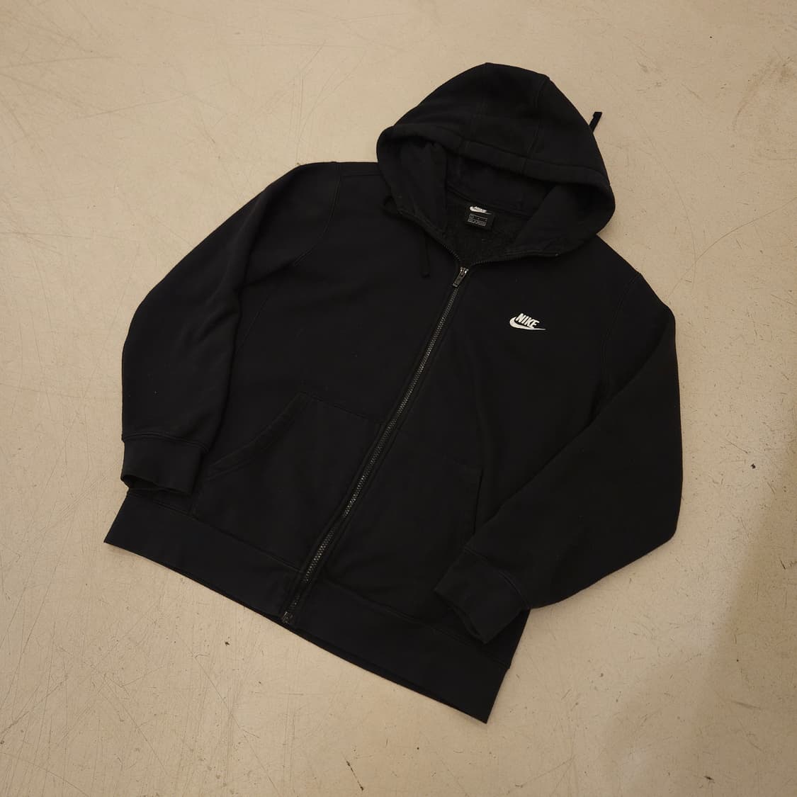 나이키 베이직 블랙 후드집업 상품이미지1