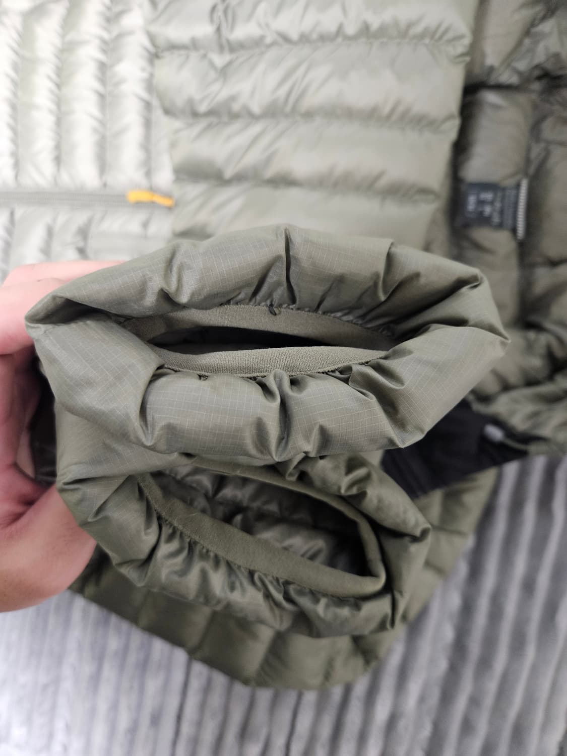 [M] RAB 랩 마이크로라이트 알파인 자켓 라이트 카키 스톤 상품이미지4