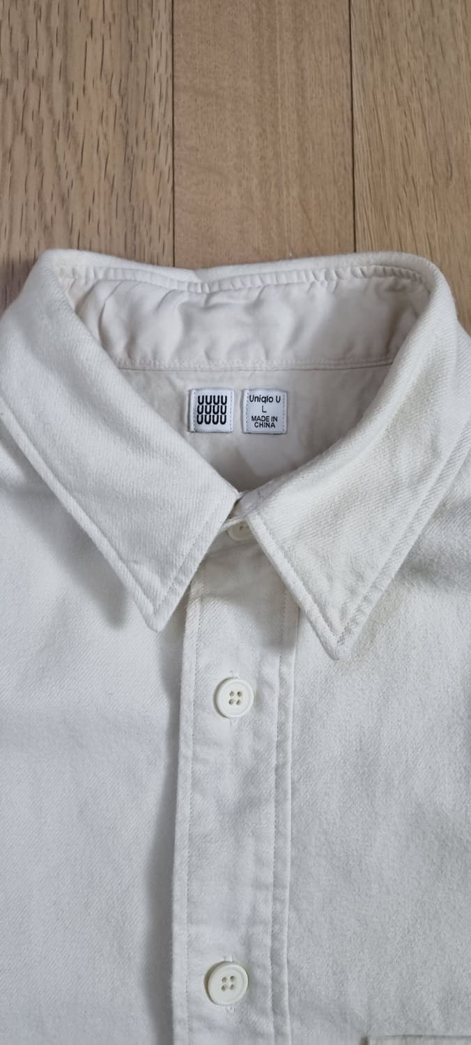 유니클로 X 르메르 프란넬 오버핏 셔츠 L _ 여성 상품이미지9