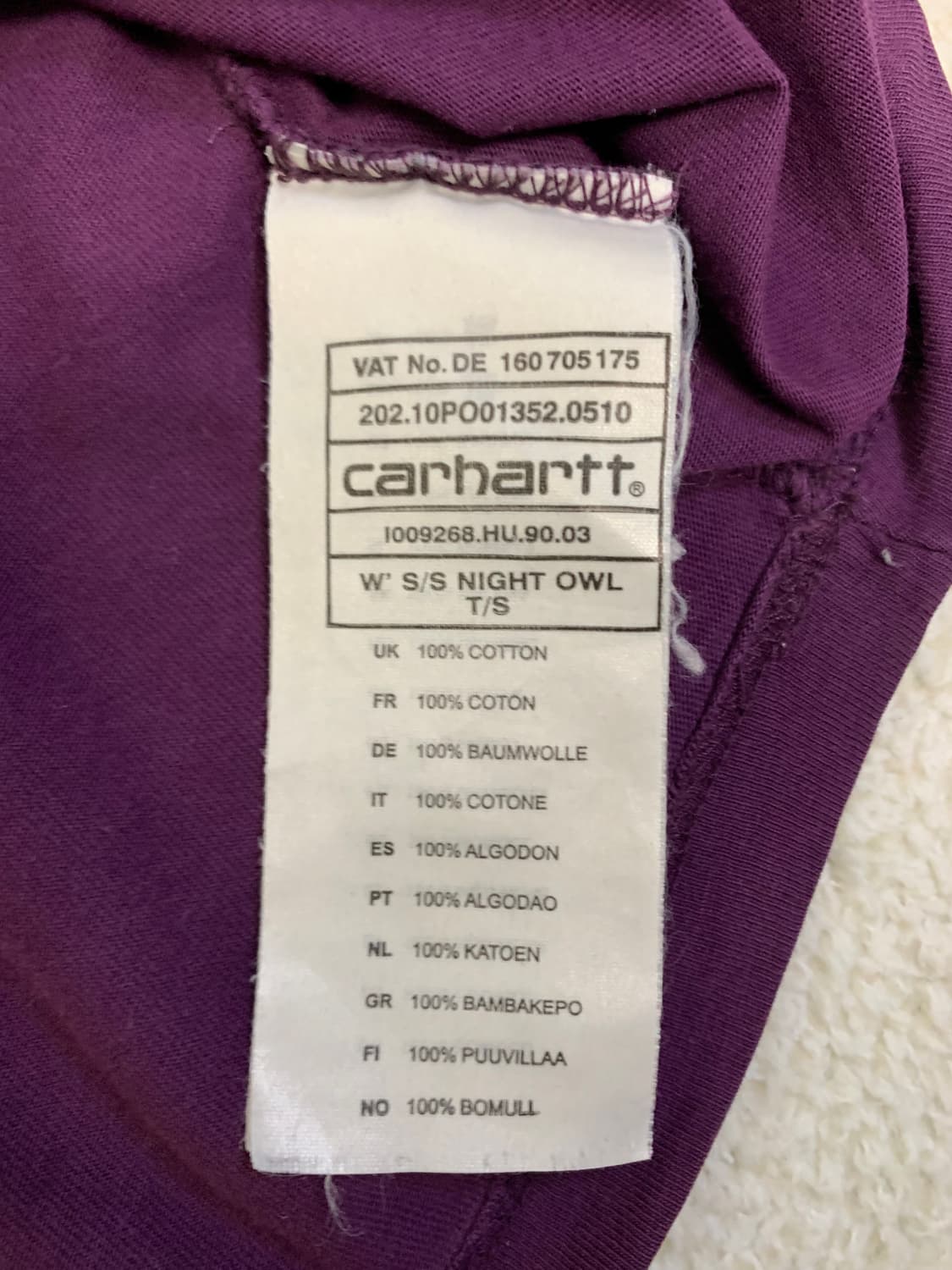 CARHARTT T-shirt 상품이미지3
