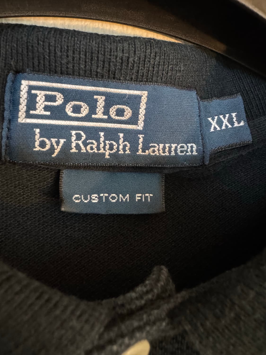 [2XL]폴로 랄프로렌 빅포니 카라티 블랙 상품이미지4