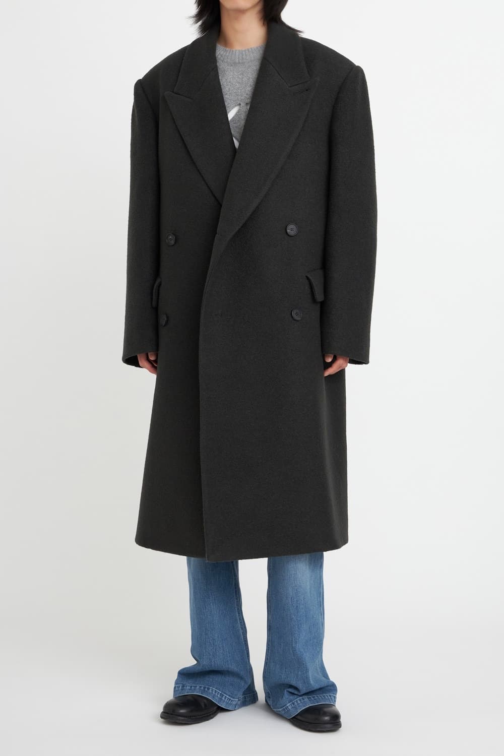 [새 상품/택o] Yiyae-Classic Double Over Coat 상품이미지1