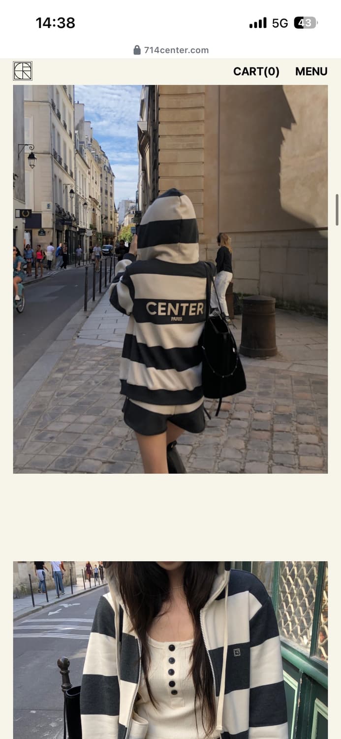 714center highteen track set  chacoal 상품이미지3