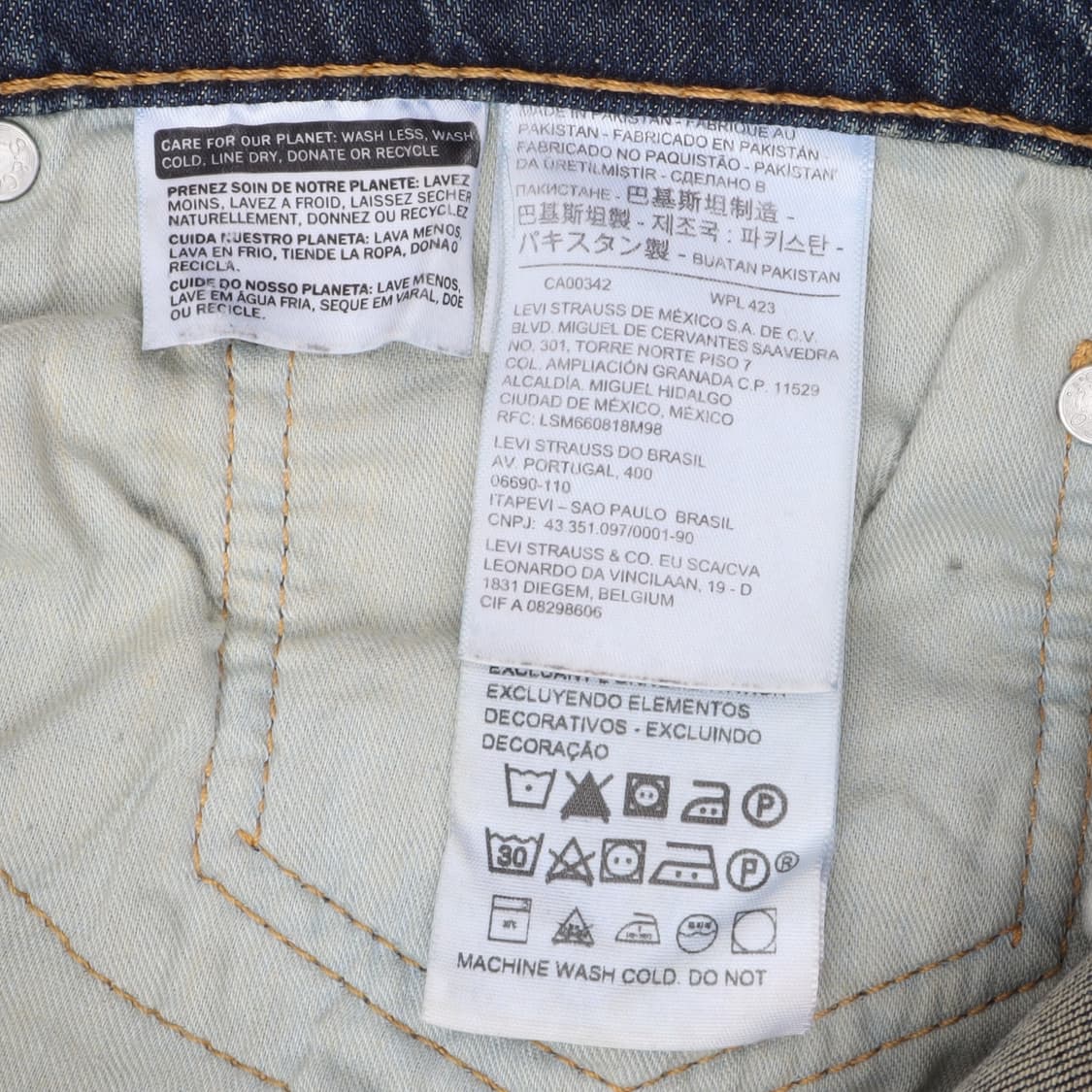 Levis 리바이스 502 레귤러 진 데님팬츠 상품이미지8