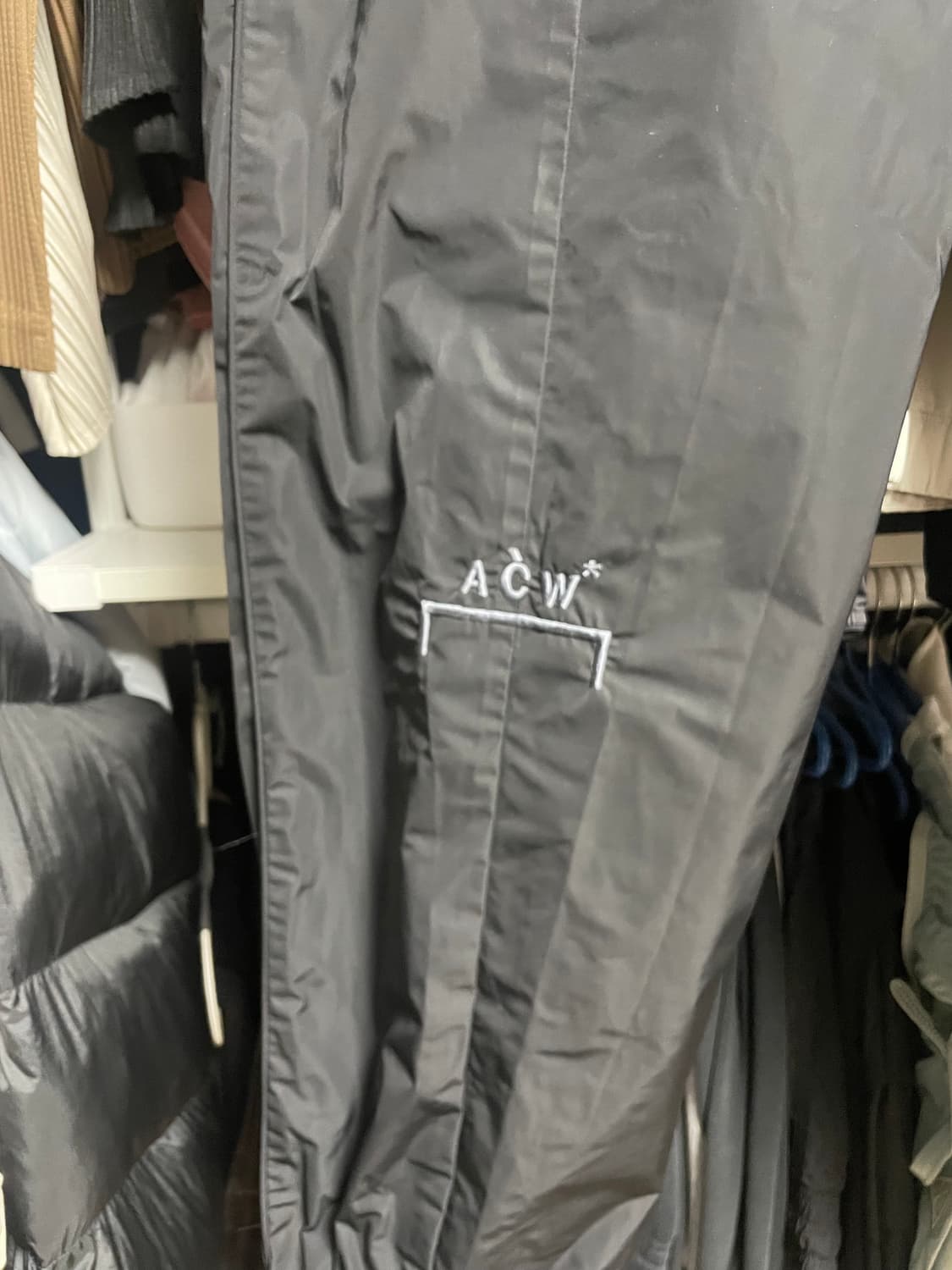 [m] 어콜드월 ACW 블랙 트랙 팬츠 상품이미지2