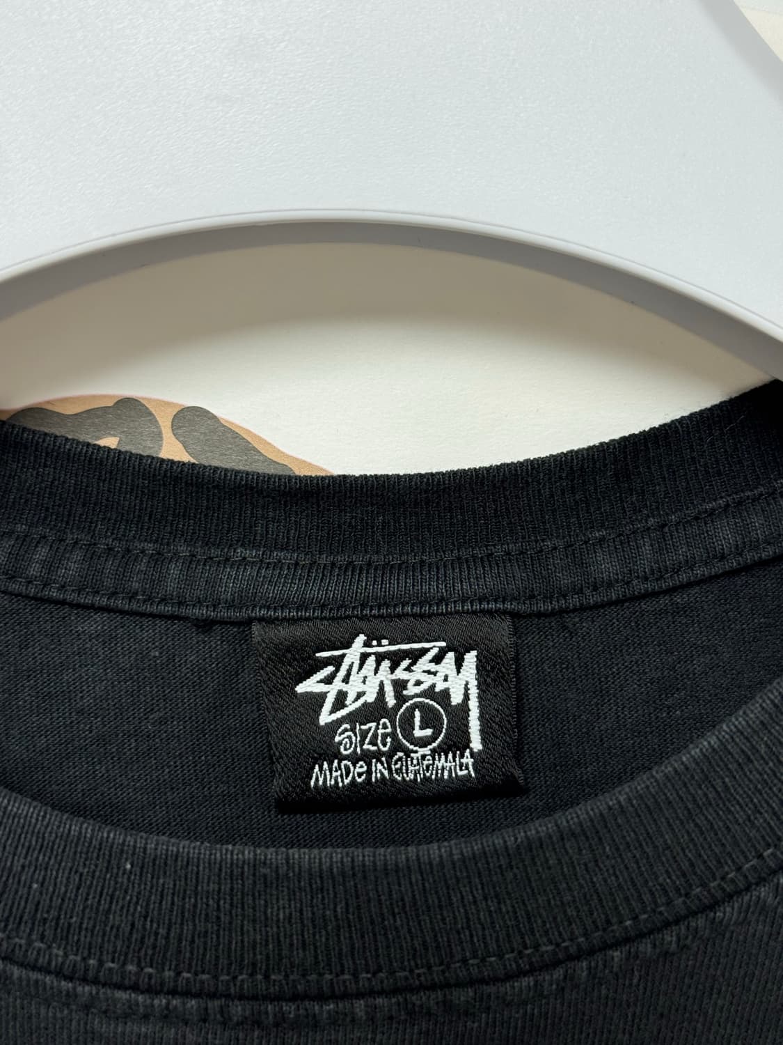 스투시 아워레가시 서프맨 반팔 L 상품이미지3