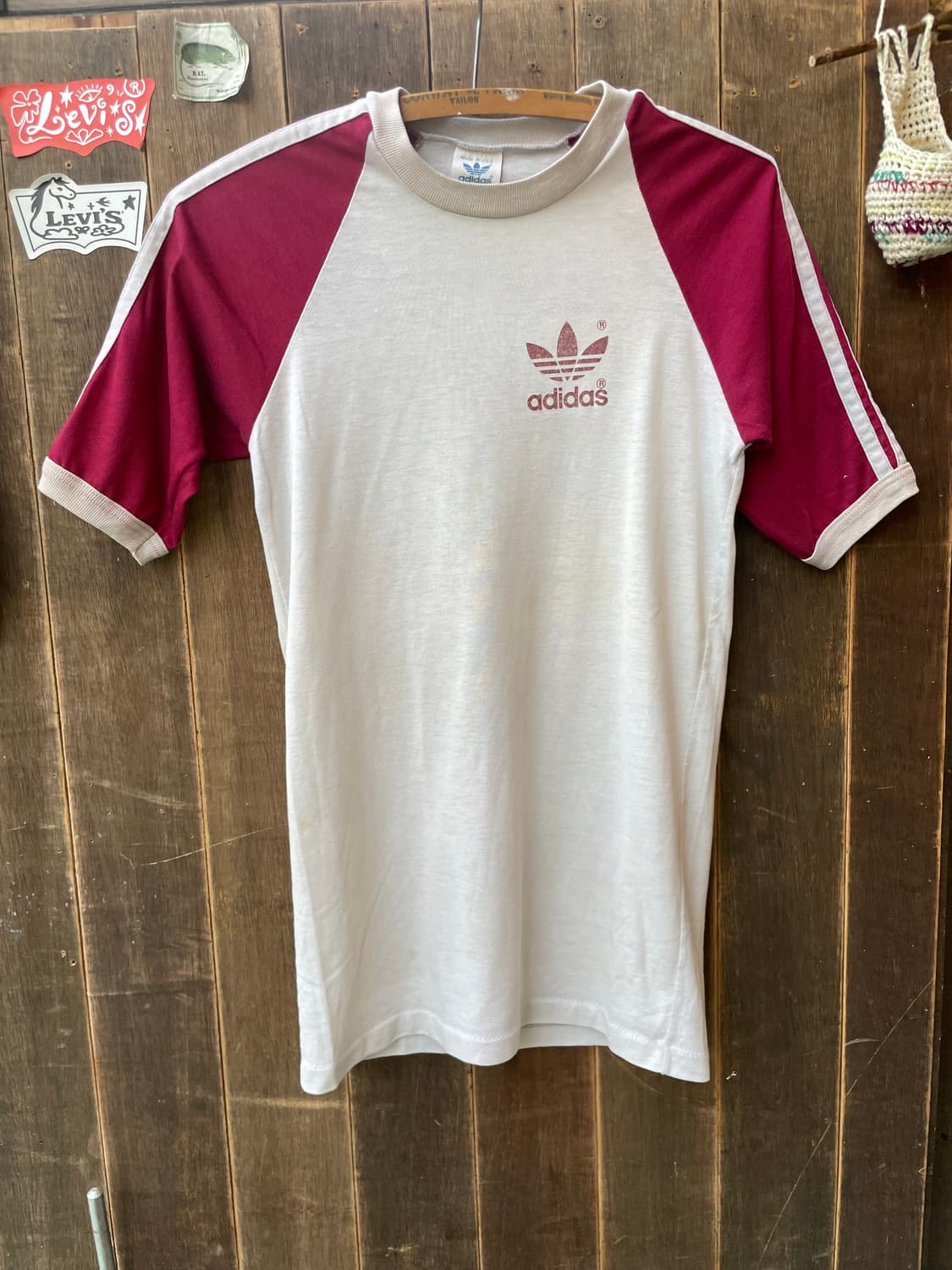 1970-80's Vintage adidas Raglan Tee 상품이미지1