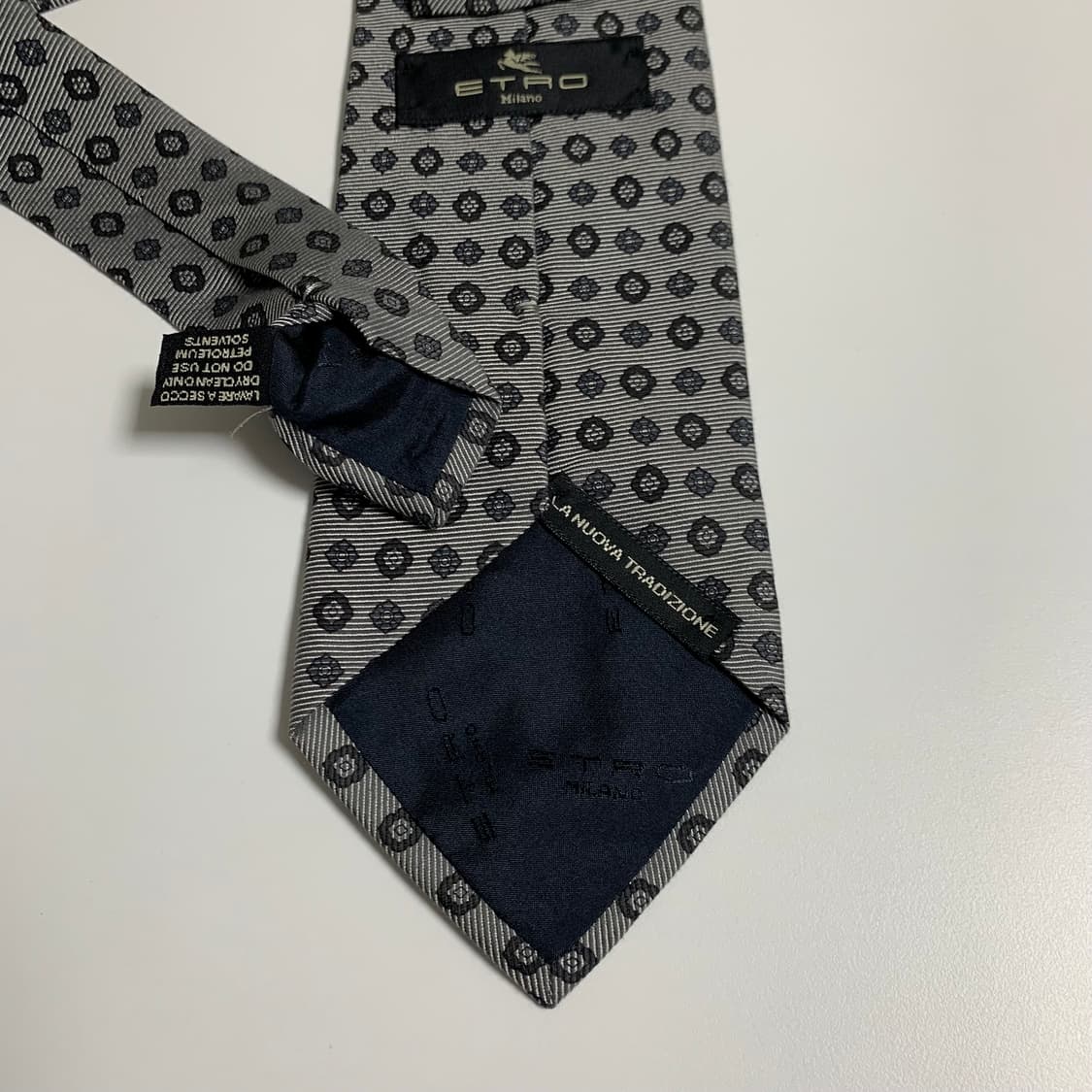 에트로(ETRO) 기하학적패턴 명품넥타이 100실크 결혼식넥타이 A+ 상품이미지6