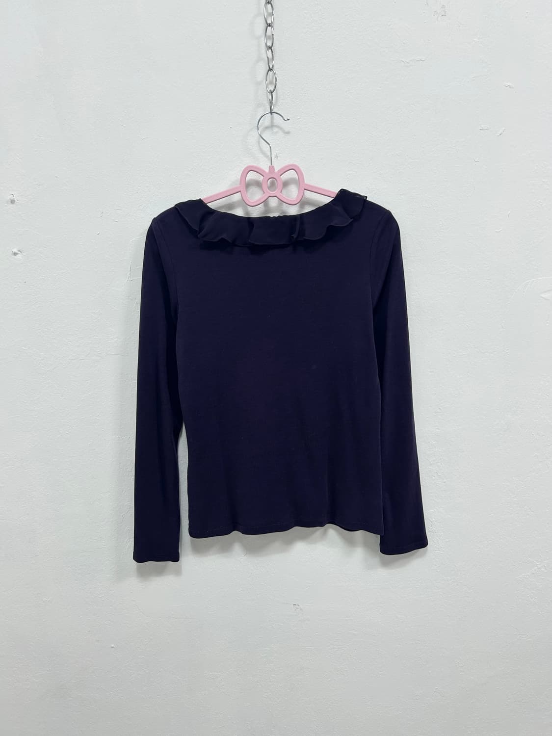 슈슈룬 바닐라 흑화 무드 레이스 롱슬리브 상품이미지5