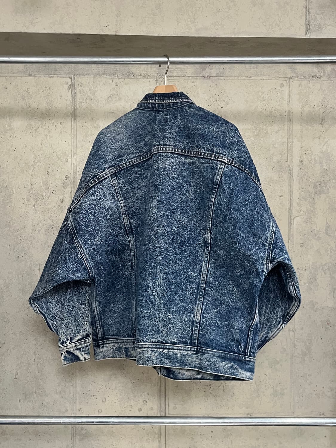 80s Lee RIDER DENIM TRUCKER JACKET 상품이미지8