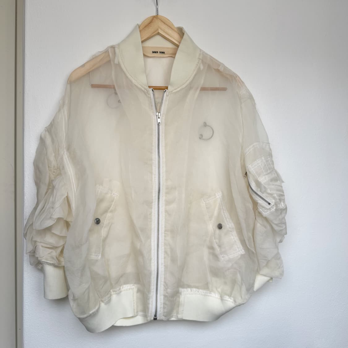 Damir Doma 다미르 도마 셔링 암 실크 MA-1 봄버 자켓 상품이미지2