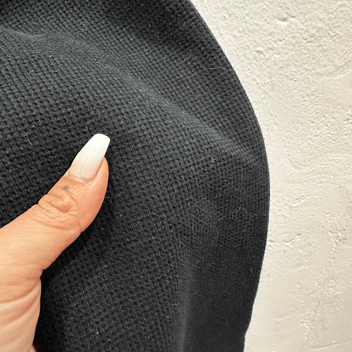 J.America 스티치 자수 와플 쉐르파 후드 집업L 상품이미지6