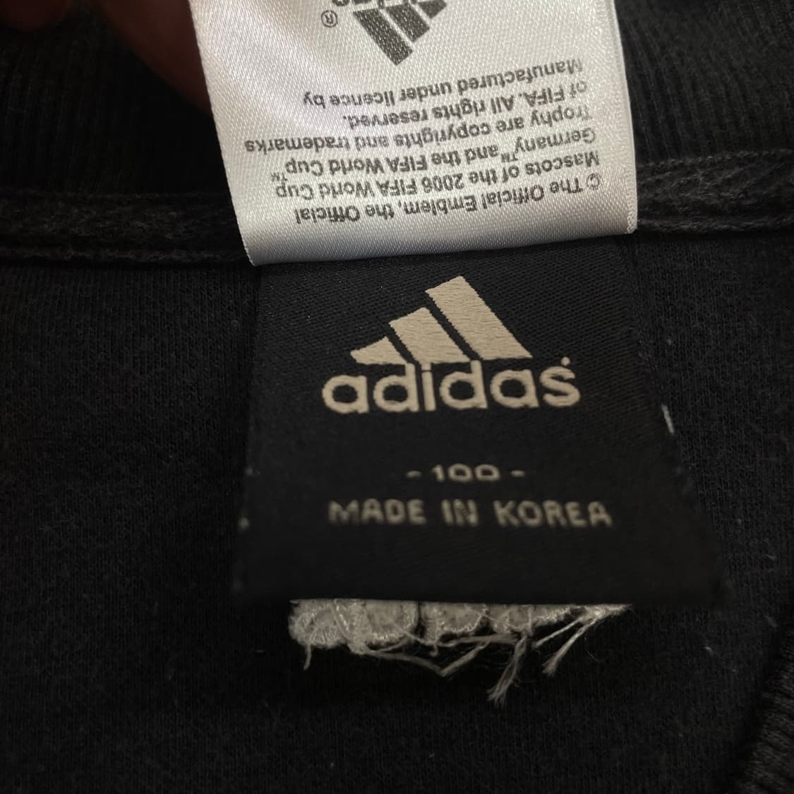 아디다스 독일 반팔 트랙탑 져지 블랙 상품이미지4