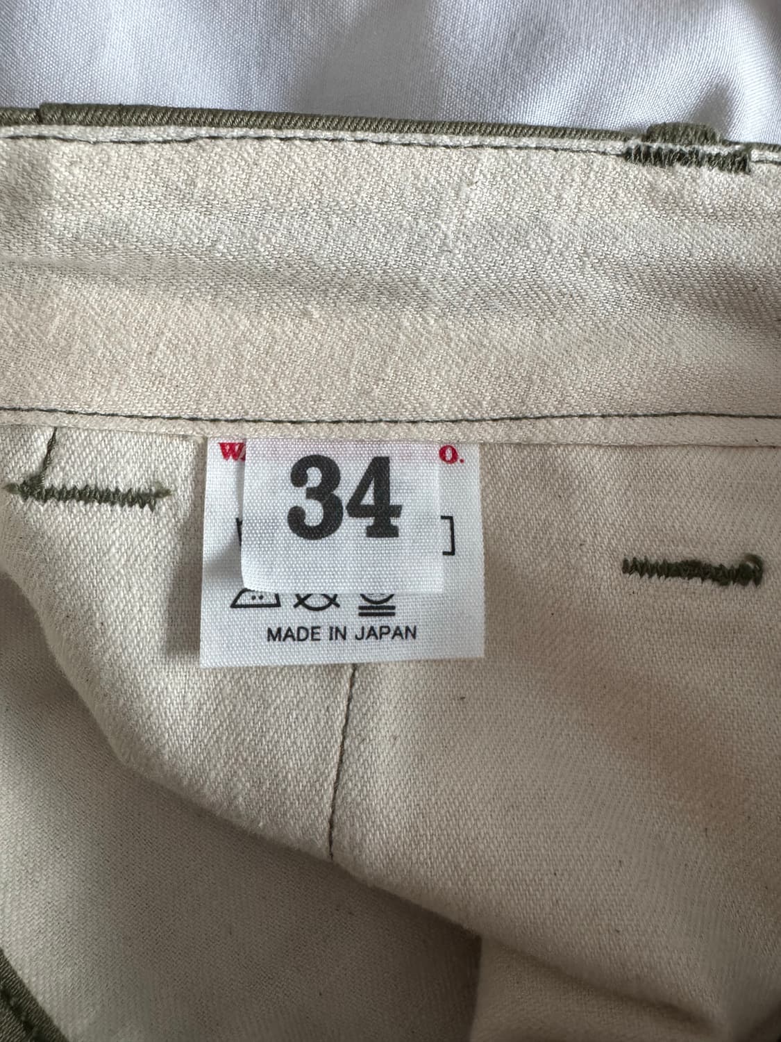 [34] 웨어하우스 1082 덕디거 치노 올리브 그린 상품이미지3