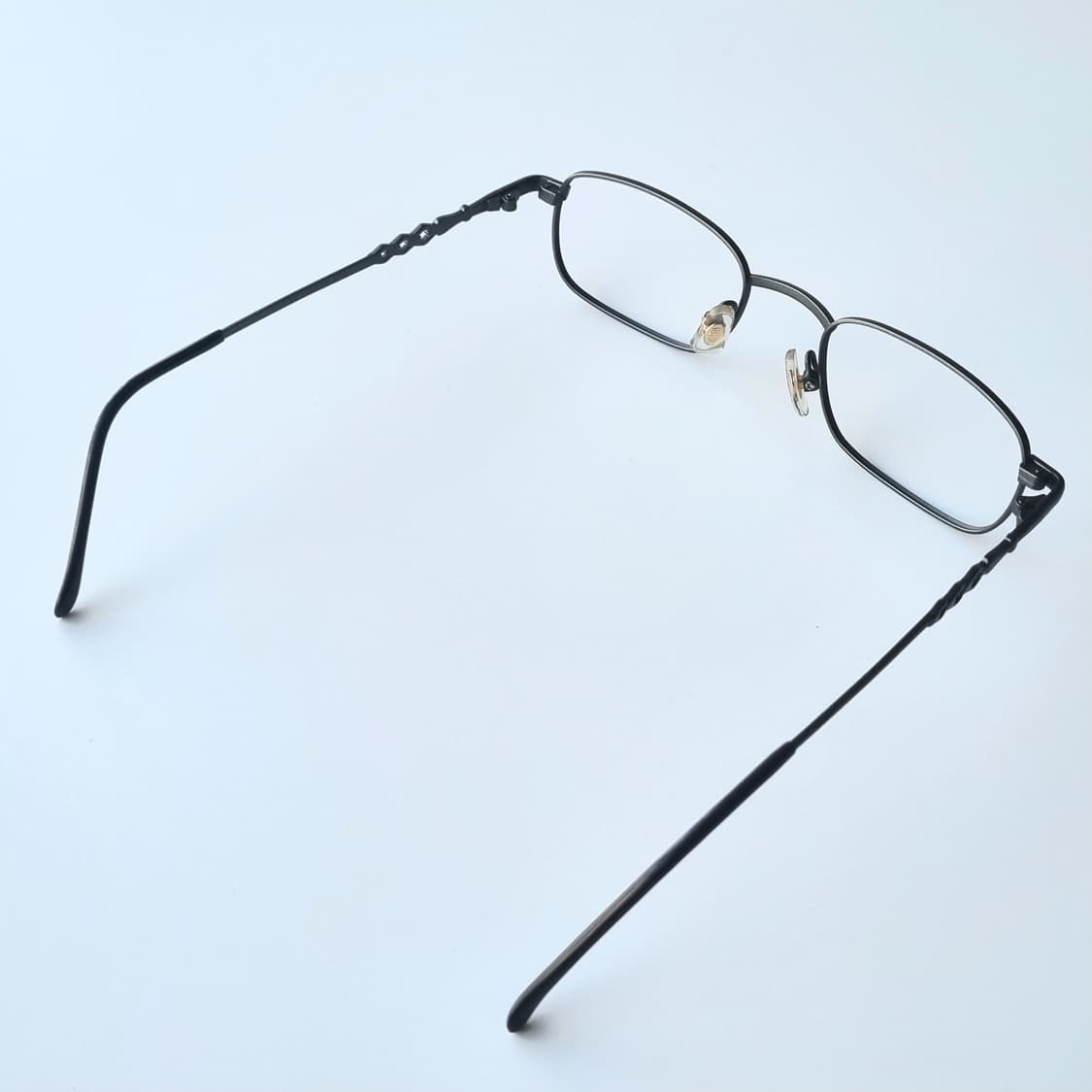 데드스탁 건메탈 그레이 사각 레트로 안경테 378 상품이미지5